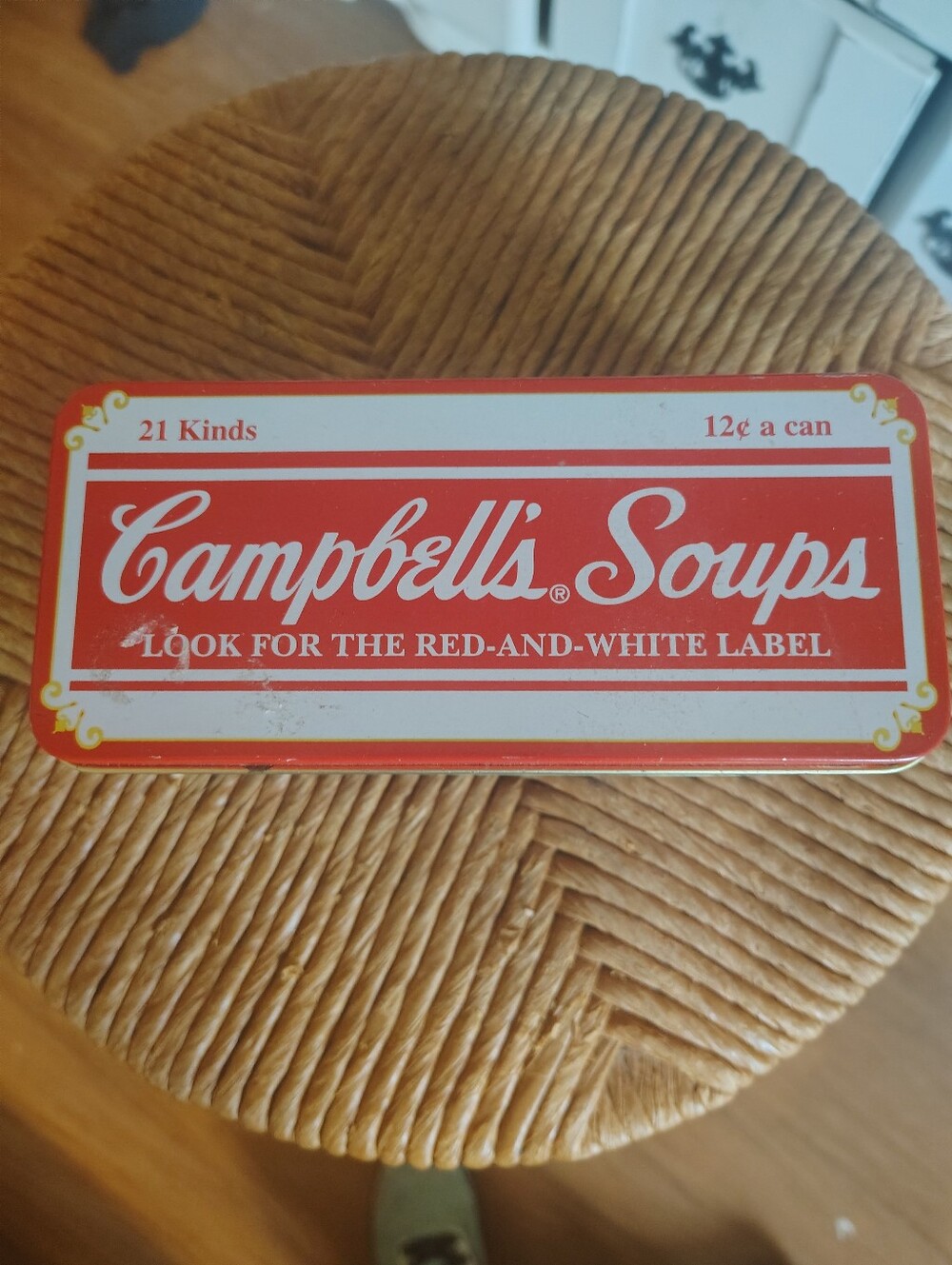 Vintage Red Soup Decorative Tin - Picture 7 of 7